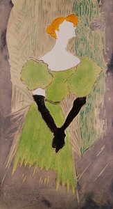Retrato de Yvette Guilbert de Henri de Toulouse Lautrec